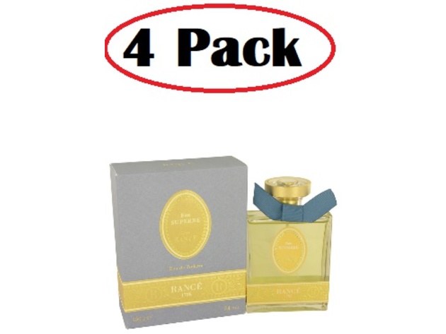 4 Pack of Eau Superbe by Rance Eau De Toilette Spray 3.4 oz