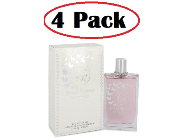 4 Pack of Mariposa by Jenni Rivera Eau De Parfum Spray 3.4 oz