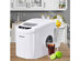 Costway White Portable Compact Electric Ice Maker Machine Mini Cube 26lb/Day - White
