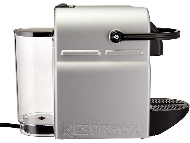 Nestle Nespresso EN80S Inissia Coffee and Espresso Machine by DeLonghi, Silver (Used, Damaged Retail Box)