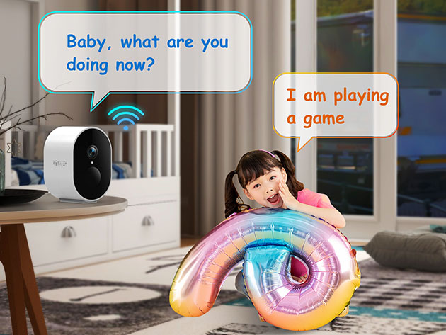 Wewatch IP Wireless 1080P Security Camera with PIR Detection