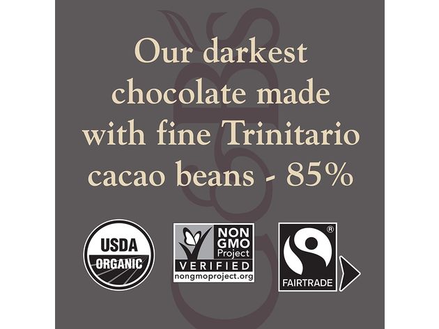 Green and Black's 85 Percent Cacao Organic Semi Sweet Dark Chocolate Bar, 3.17 Ounce