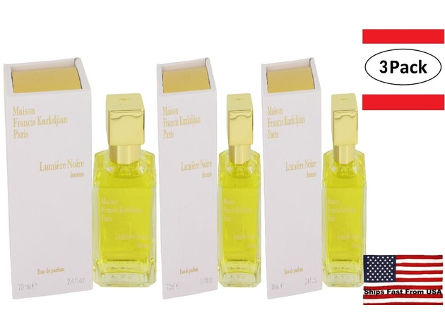 3 Pack Lumiere Noire Femme by Maison Francis Kurkdjian Eau De Parfum Spray 2.4 oz for Women