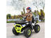 Costway 12V Kids Electric 4-Wheeler ATV Quad 2 Speeds Ride On Car w/MP3&LED Lights White - White