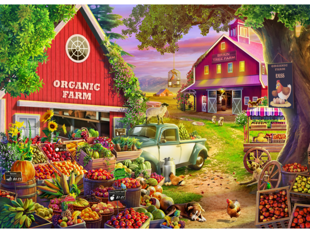 Organic Farm Jigsaw Puzzles 1000 Piece