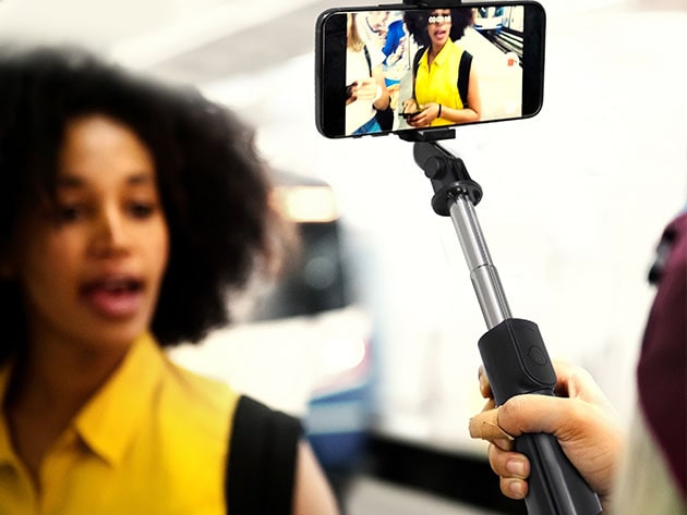 ADURO U-Stream Mini Selfie Stick Tripod with Bluetooth Remote Control