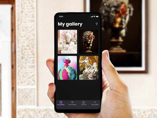 10" TBLTP Tokenframe™ NFT Display (Charcoal Black)