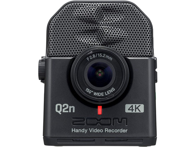 Zoom Video Recorder Q2n-4K 150° Wide-Angle Lens High Dynamic Smart Selector (Used, Damaged Retail Box)