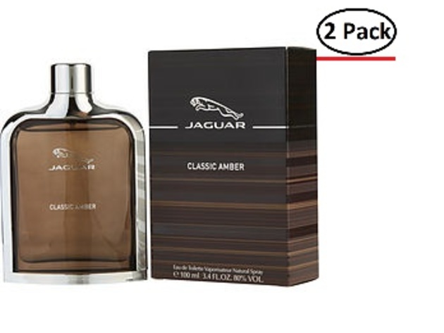 Jaguar Classic Amber By Jaguar Edt Spray 3.4 Oz For Men (Package Of 2)
