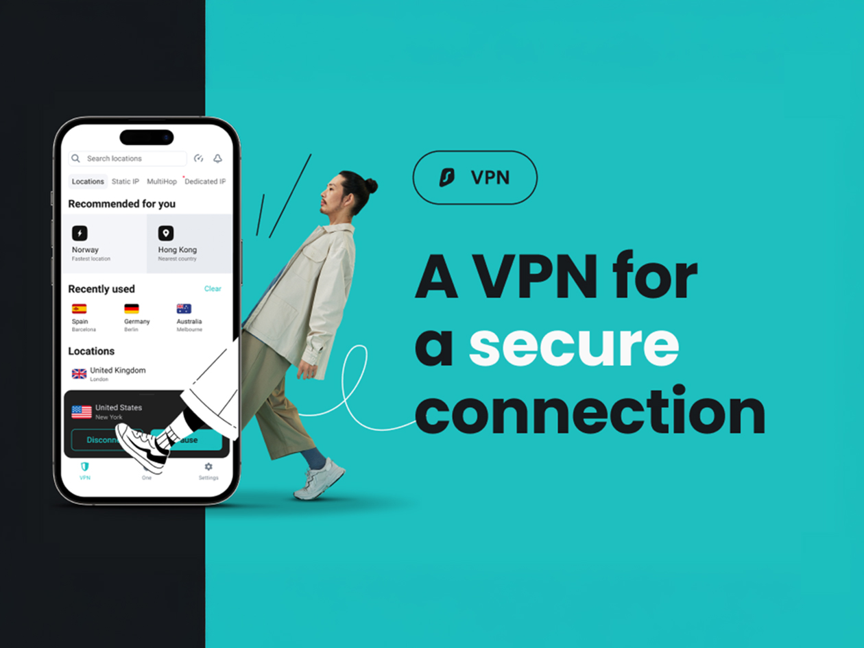 SurfShark VPN Starter Plan: 2-Yr Subscription