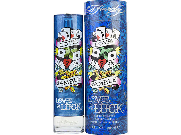 Ed Hardy Love & Luck by Christian Audigier, 3.4 oz Eau De Toilette Spray for Men main image 0