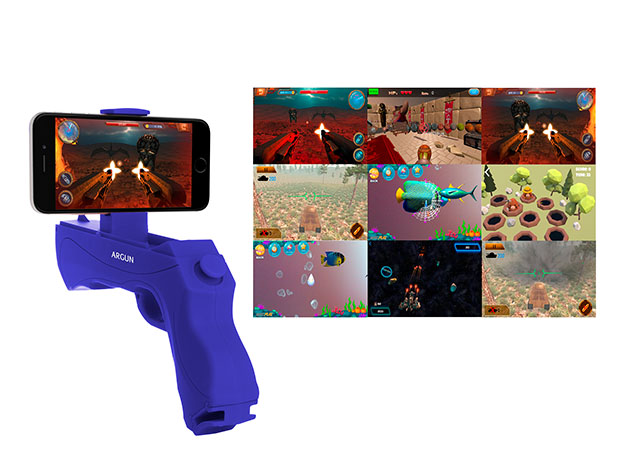 Augmented Reality Portable Game Gun for Smartphones