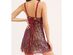 Free People Women's Gold Rush Minidress Red Size Small