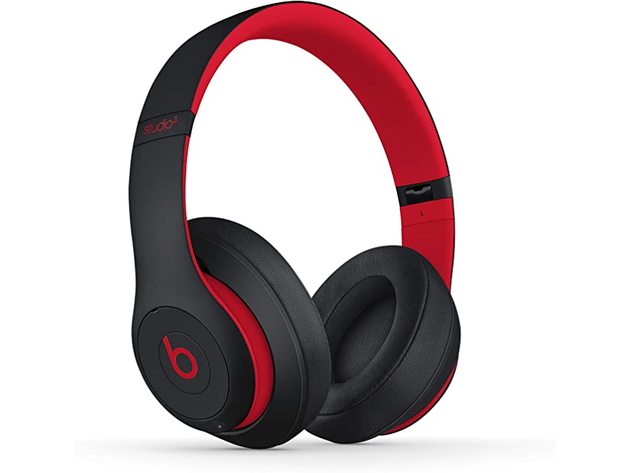 Beats Studio3 Wireless Over Ear Headphones MX422LL/A Defiant Black Red