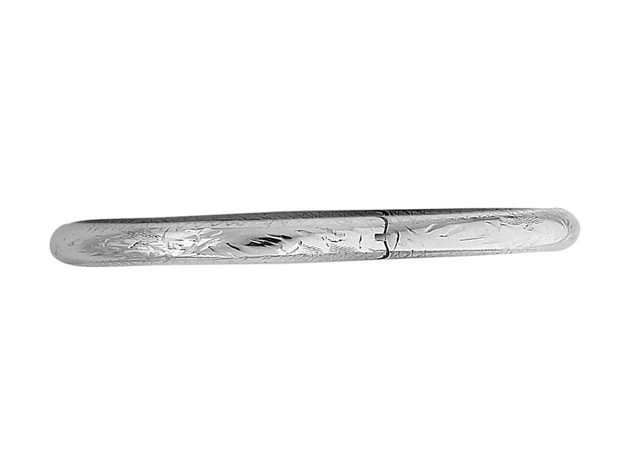 Baby Hinged Bangle in Sterling Silver (5.0mm)