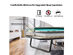 Costway Folding Bed w/Memory Foam Mattress Metal Guest Sleeper Wood Slats