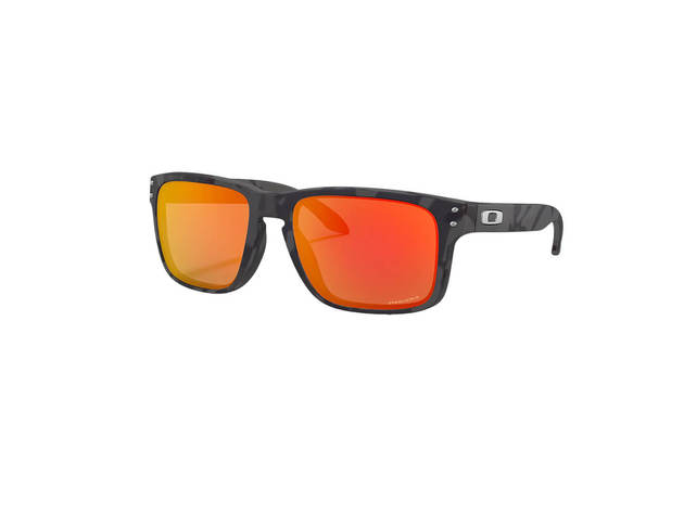 Oakley 9102E955 HOLBROOK - Black Camo with Prizm Ruby
