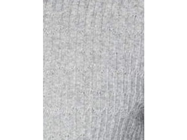 Tasso Elba Men's Supima Cotton Textured 1/4-Zip Sweater Gray Size Small