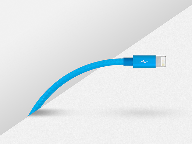Piston Connect Braid 360: 5ft MFi Lightning Cable (Turquoise/2-Pack)