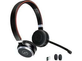 Global Teck Evolve 65 Bluetooth Headset Bundle with Cushions for PC, Mac, Mobile (Refurbished)