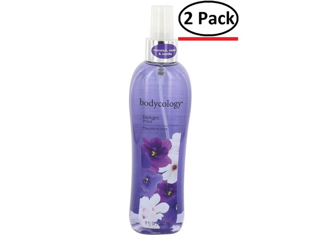 Bodycology Twilight Mist by Bodycology Fragrance Mist 8 oz for Women (Package of 2)