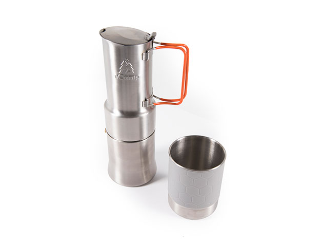 nCamp Cafe Compact Espresso-Style Coffee Maker
