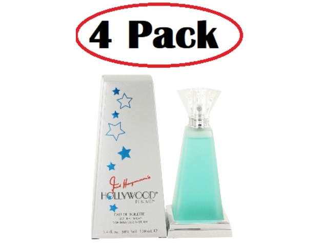 4 Pack of HOLLYWOOD by Fred Hayman Eau De Toilette Spray 3.4 oz