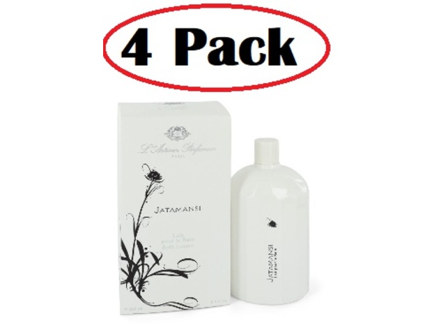 4 Pack of Jatamansi by L'artisan Parfumeur Shower Gel (Unisex) 8.4 oz