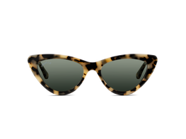 Vista Sunglasses White Tortoise / G15 Polarized