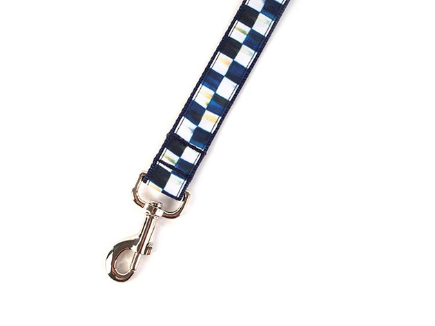 MacKenzie-Childs Royal Check Pet Collar - Small | Joyus