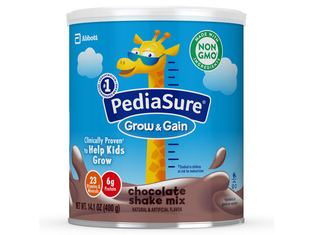 PediaSure Grow & Gain Kids’ Nutritional Shake with Protein, DHA, and Vitamins and Minerals, Chocolate, 14.1 Ounces
