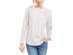 Karen Scott Women's Sport Printed Microfleece Top White Size Extra Large