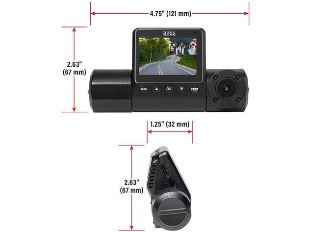 Boss Audio BCAMW80  Car Dash Cam