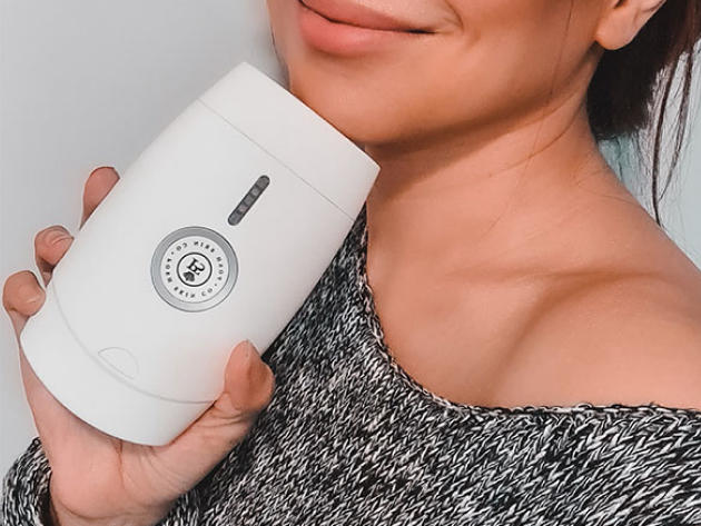 IPL Laser Hair Removal Handset + Sonic Facial Cleansing Brush