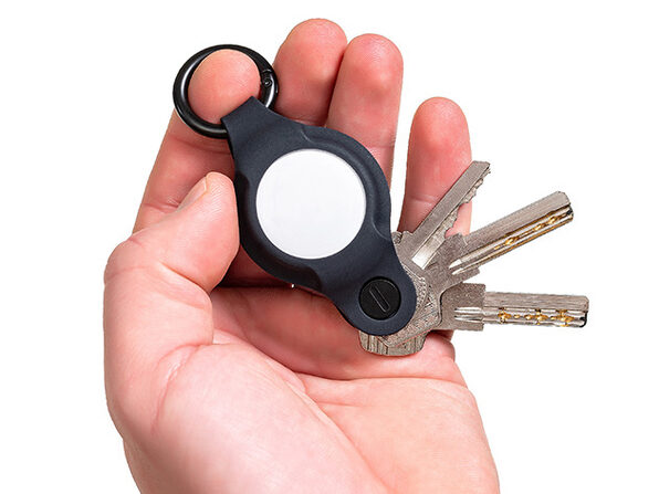KeySmart® Air Leather 5-Key & Apple AirTag Organizer