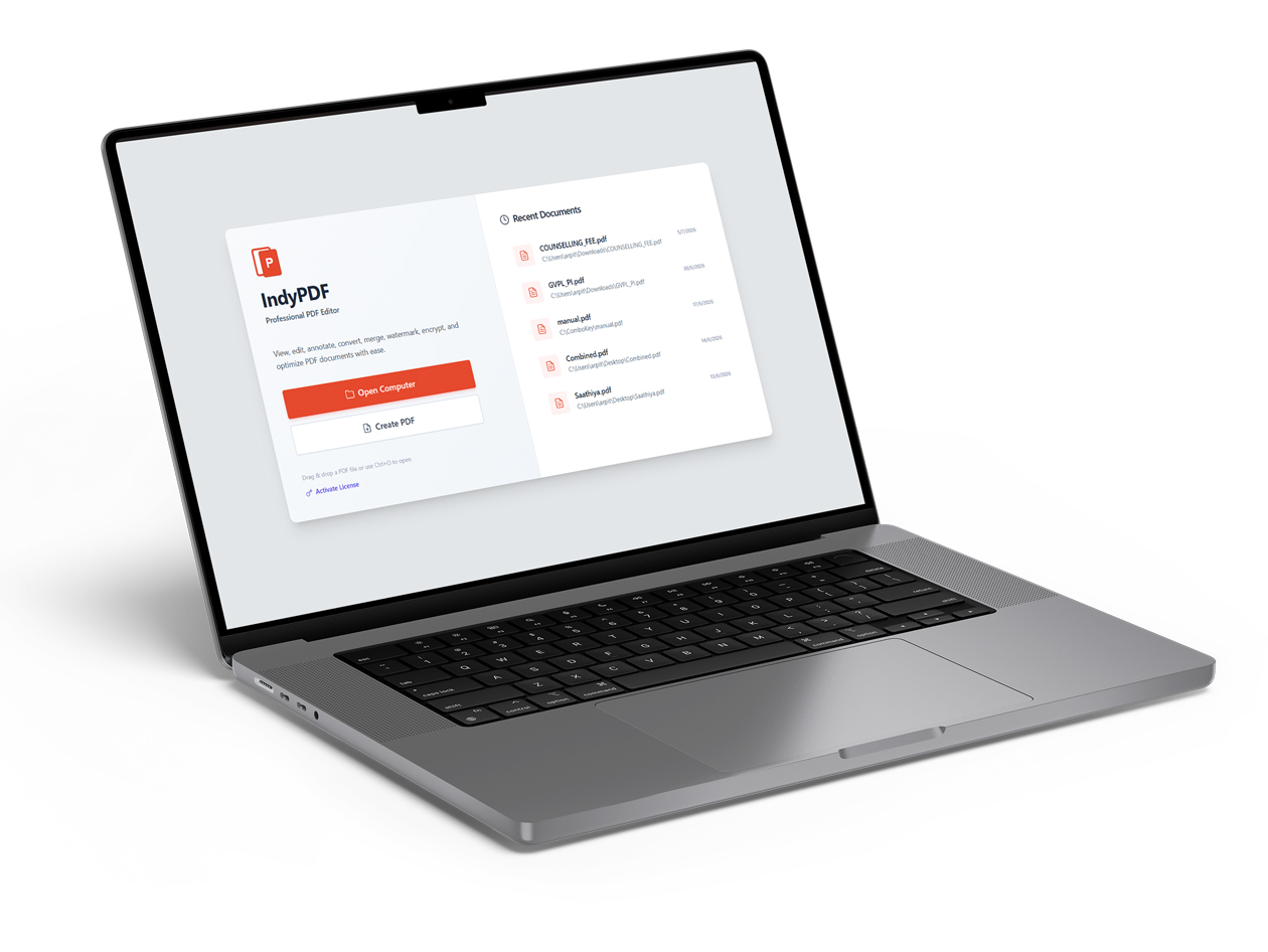 IndyPDF Editor & Converter: Lifetime Subscription