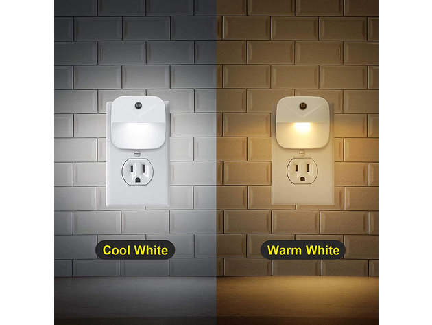 6-Pack Motion Sensor Plug-in Lights (Yellow)