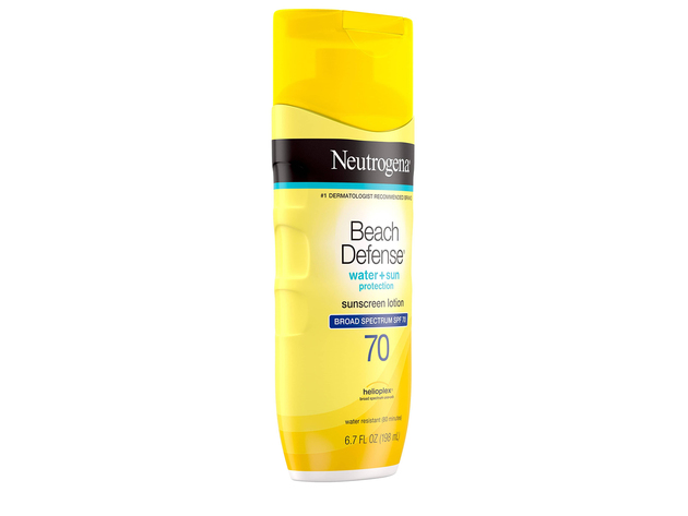 Neutrogena Beach Defense Broad Spectrum Sunscreen Body Lotion with SPF 70, Give Your Skin Superior Sun Protection from Harsh Outdoor Elements, 6.7 Ounce