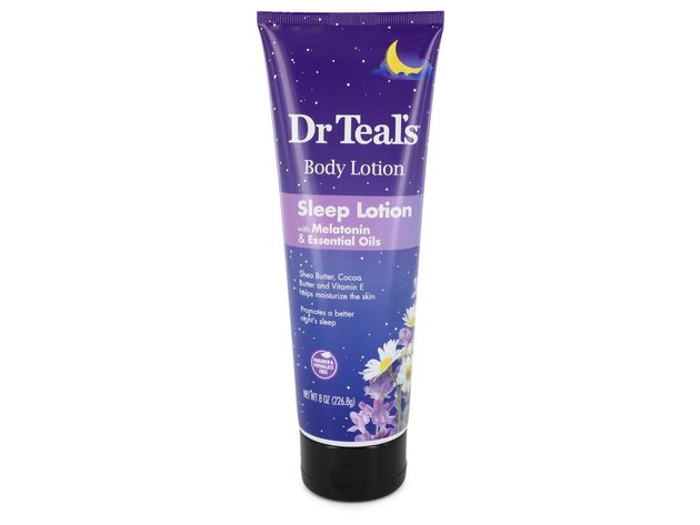 Dr Teal's Sleep Lotion by Dr Teal's Sleep Lotion with Melatonin & Essential Oils Promotes a better night's sleep (Shea butter, Cocoa Butter and Vitamin E 8 oz