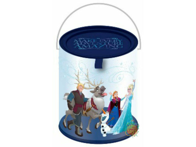 Frozen Clear Paint Canister with Tin Lid - "Amazing"