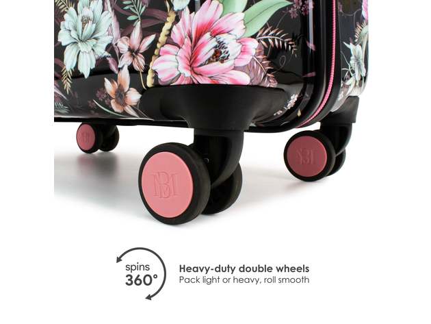 Essence 3-Piece Expandable Luggage Set (Winter Flowers)