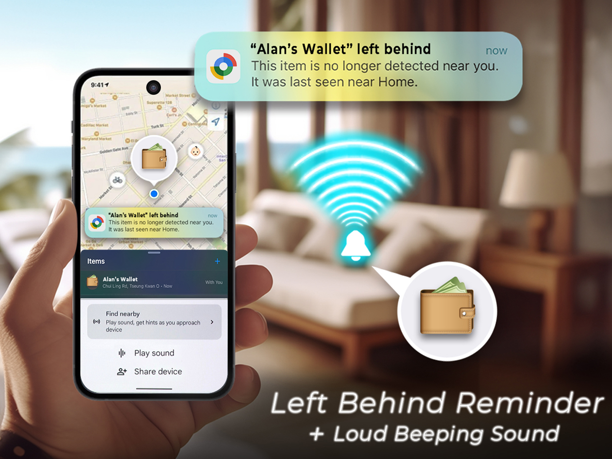 MagTag Ultra Slim Tracker Card for Android