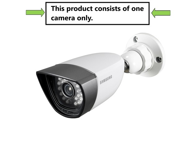 Sdc Camera Samsung SDC-7340BC Weatherproof Night Vision Camera with 60 Feet BNC ...