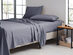 4-Piece Kathy Ireland Twill Weave Luxury Sheet Set (Grey/King)