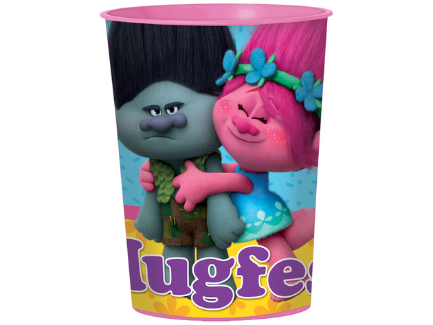 Trolls Plastic 16 oz. Favor Cup