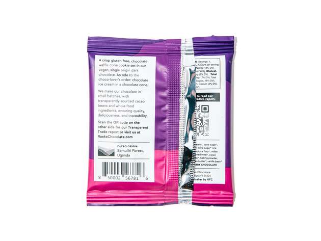 Chocolate Waffle Cone (Box of 10) 