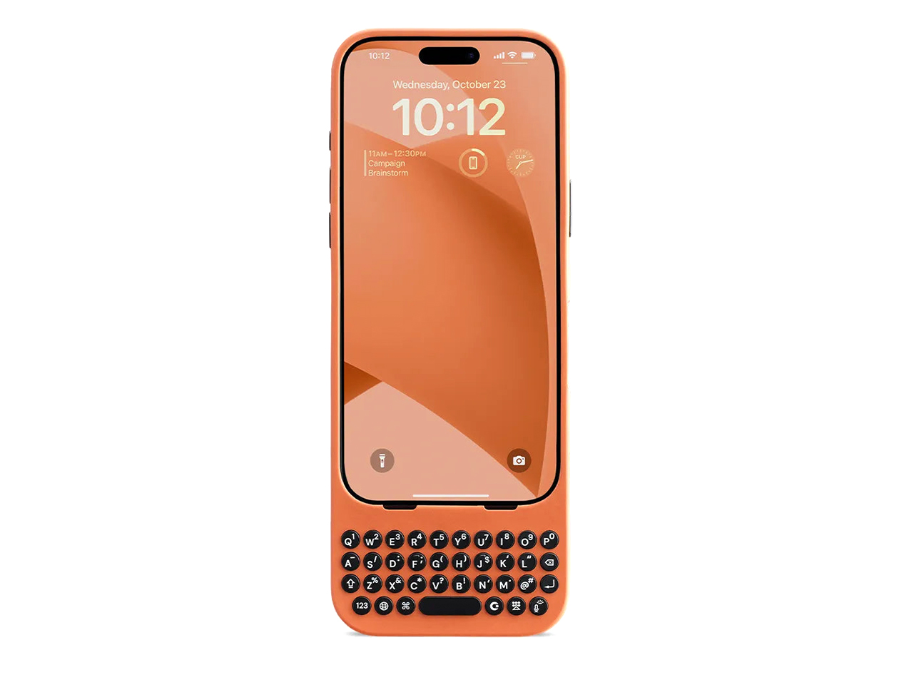 Clicks Keyboard Phone Case (Spice/iPhone 16 Pro Max)