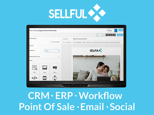 Sellful - White Label Website Builder & Software: ERP Agency Plan (Lifetime)