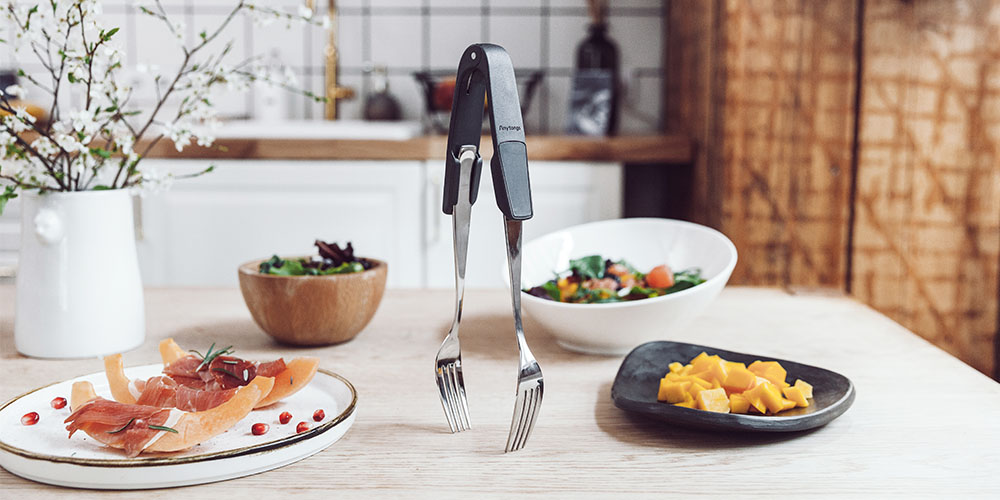 Anytongs: Turns Flatware Into Kitchen Tongs