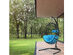 Hammock Chair with Stand Hanging Cushioned Swing Egg Chair for Indoor - Blue